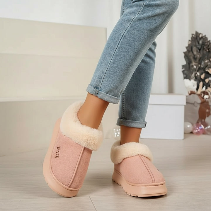 Women’s Cozy Plush Winter Boots-Vyana Collective