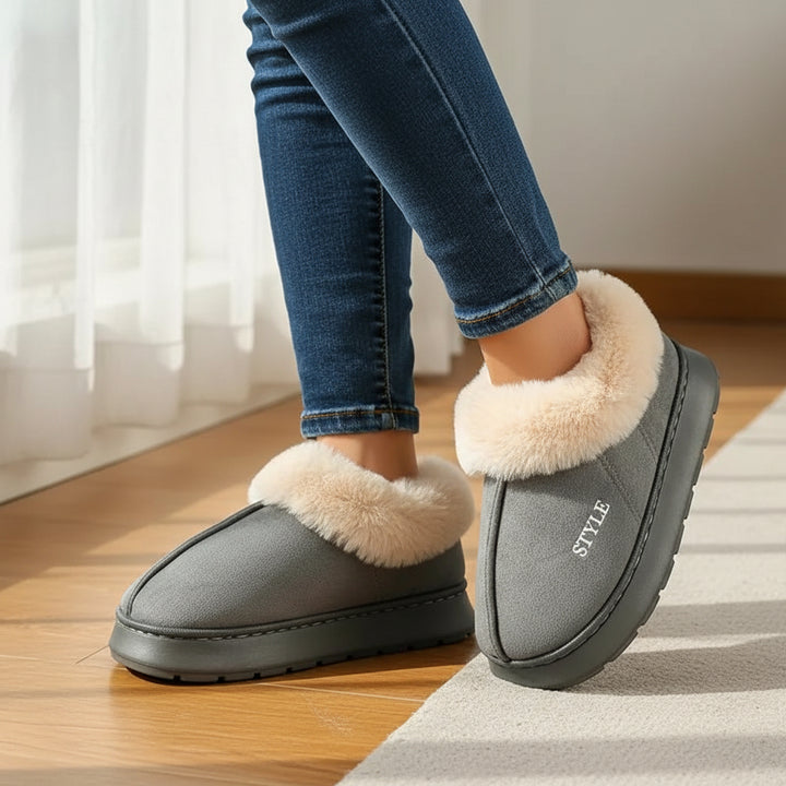 Women’s Cozy Plush Winter Boots-Vyana Collective