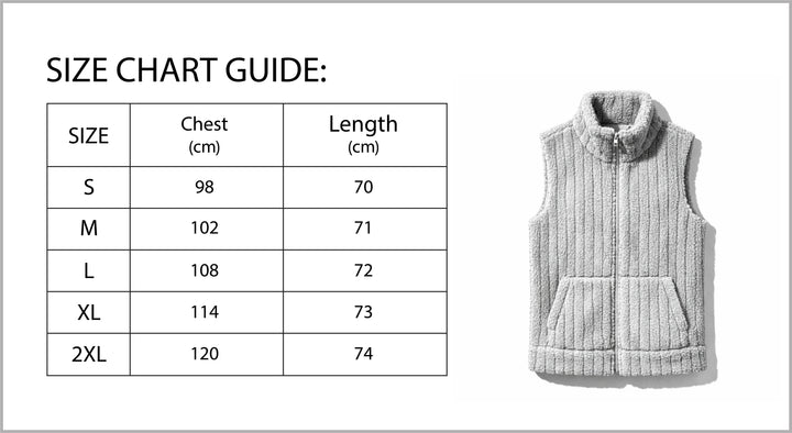 Women’s Double-Sided Plush Zip-Up Vest with Pockets-Vyana Collective