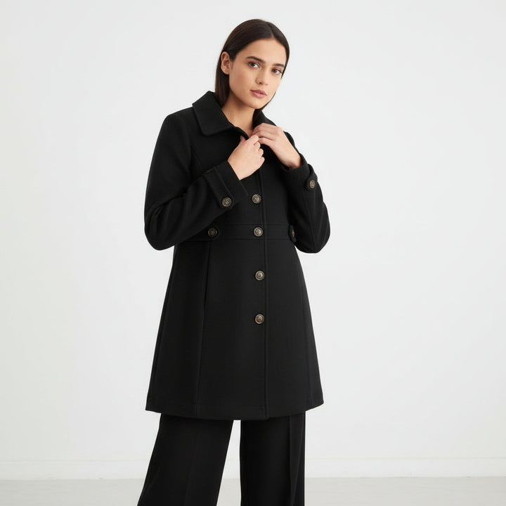 Women’s Elegant Woolen Coat-Vyana Collective