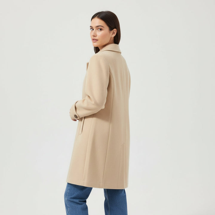 Women’s Elegant Woolen Coat-Vyana Collective