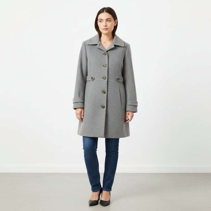 Women’s Elegant Woolen Coat-Vyana Collective