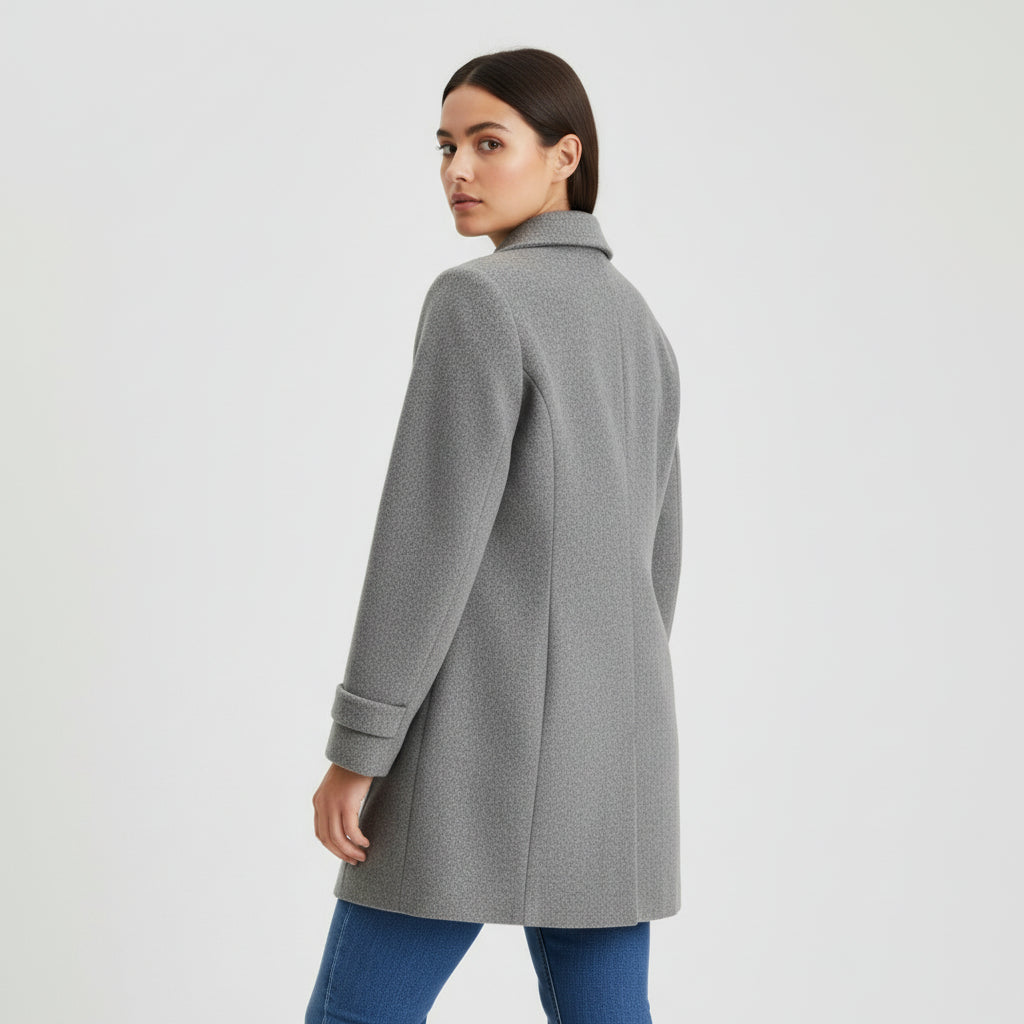 Women’s Elegant Woolen Coat-Vyana Collective