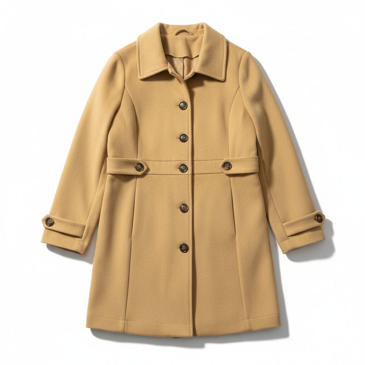 Women’s Elegant Woolen Coat-Vyana Collective