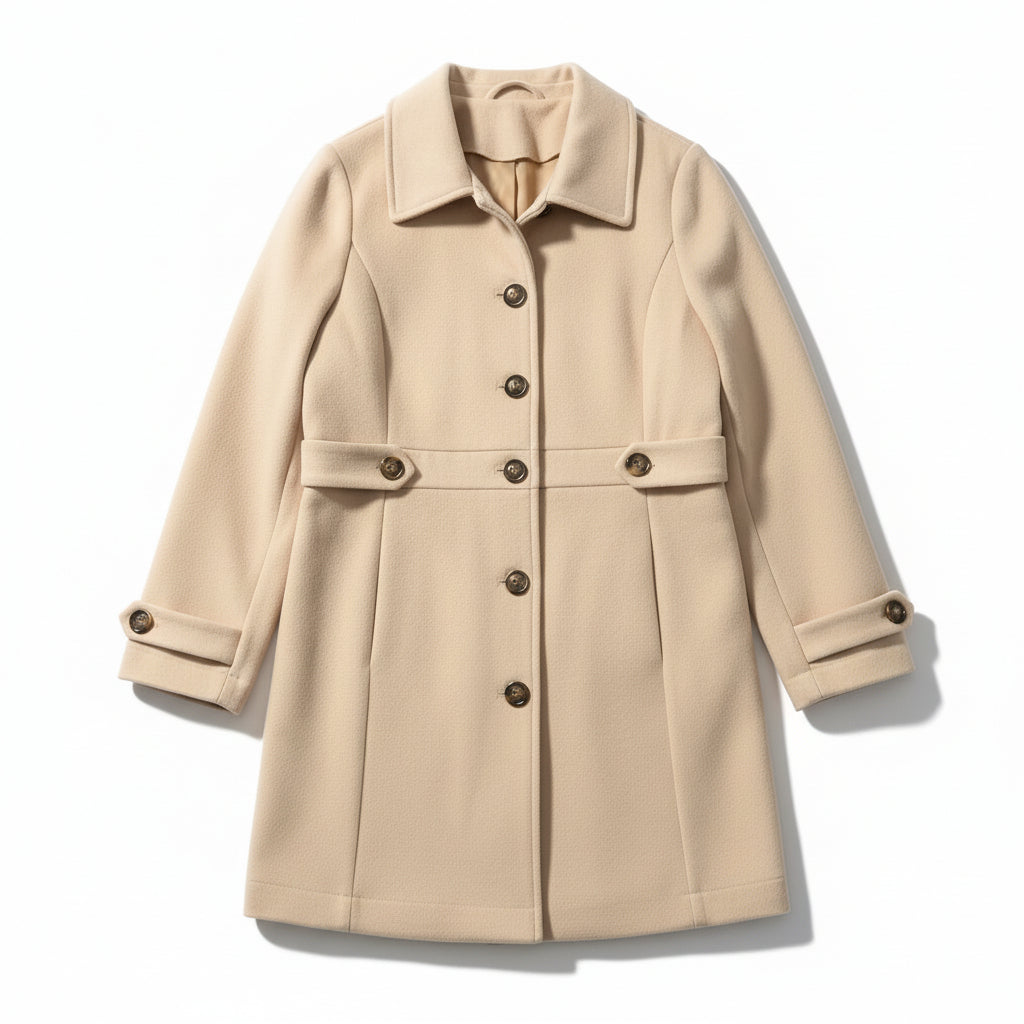 Women’s Elegant Woolen Coat-Vyana Collective