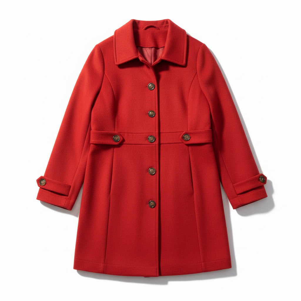 Women’s Elegant Woolen Coat-Vyana Collective