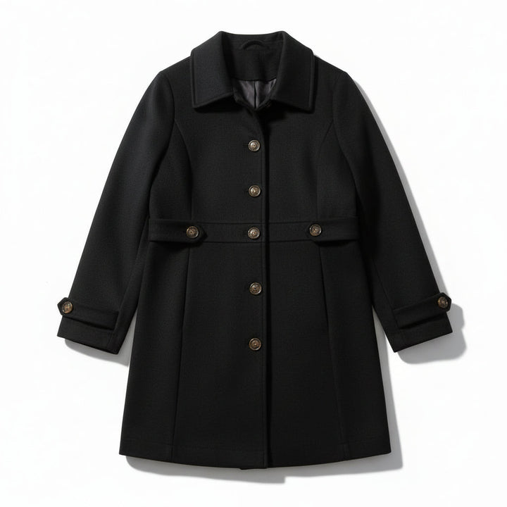 Women’s Elegant Woolen Coat-Vyana Collective