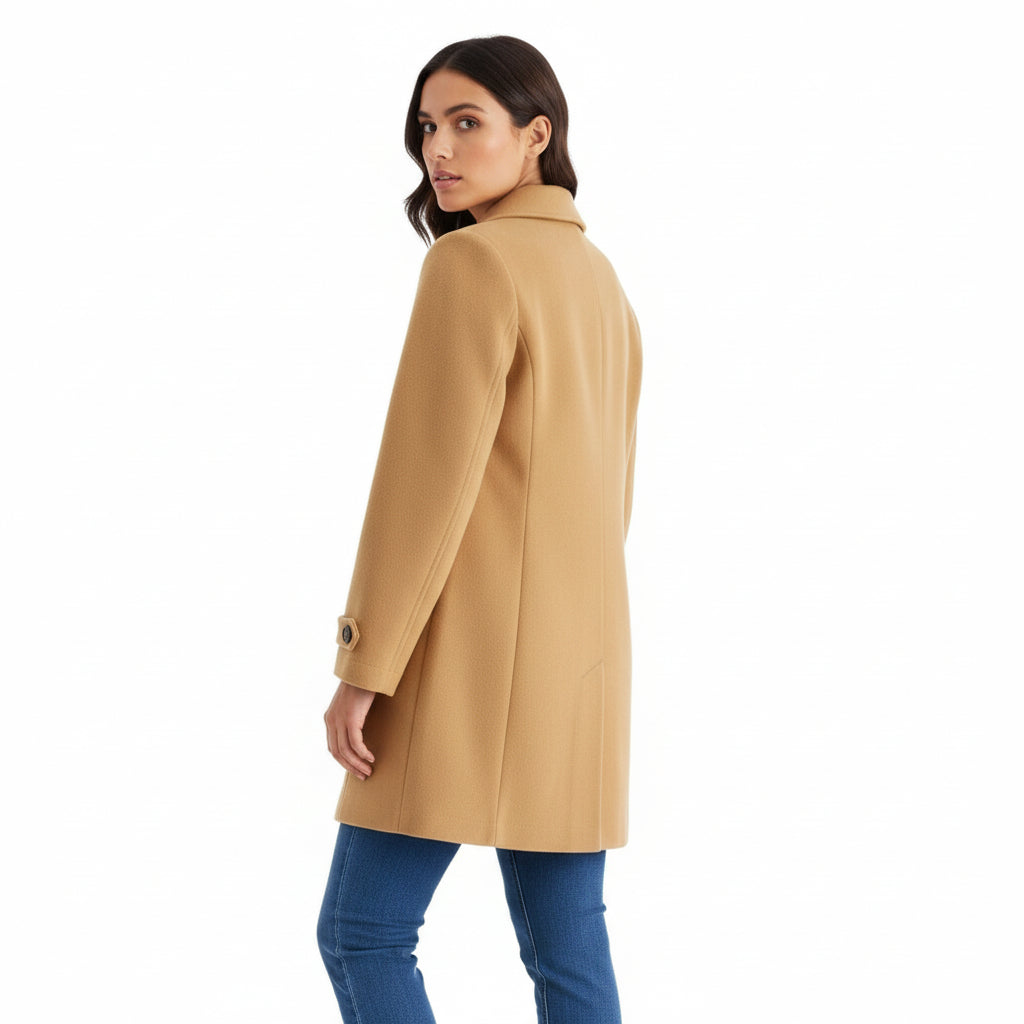 Women’s Elegant Woolen Coat-Vyana Collective