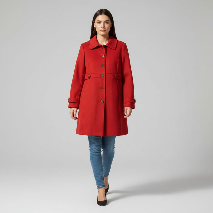 Women’s Elegant Woolen Coat-Vyana Collective