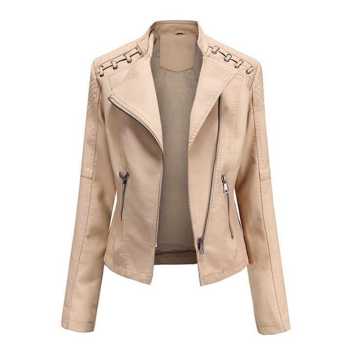 Women’s Faux Leather Jacket for Fall-Vyana Collective