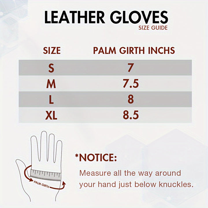 Women’s Genuine Leather Sheepskin Gloves with Touchscreen Fingertips-Vyana Collective