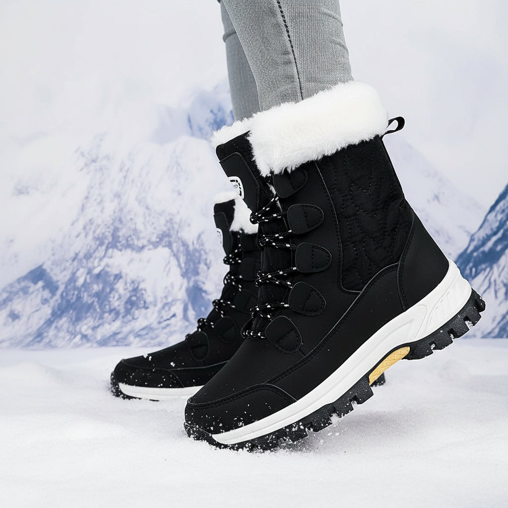 Women’s High-Top Winter Snow Boots-Vyana Collective