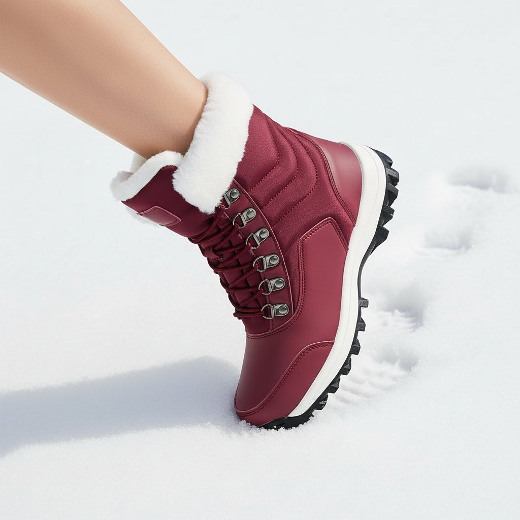 Women’s High-Top Winter Snow Boots-Vyana Collective