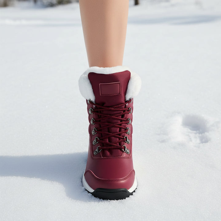 Women’s High-Top Winter Snow Boots-Vyana Collective