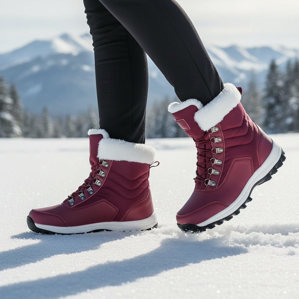 Women’s High-Top Winter Snow Boots-Vyana Collective
