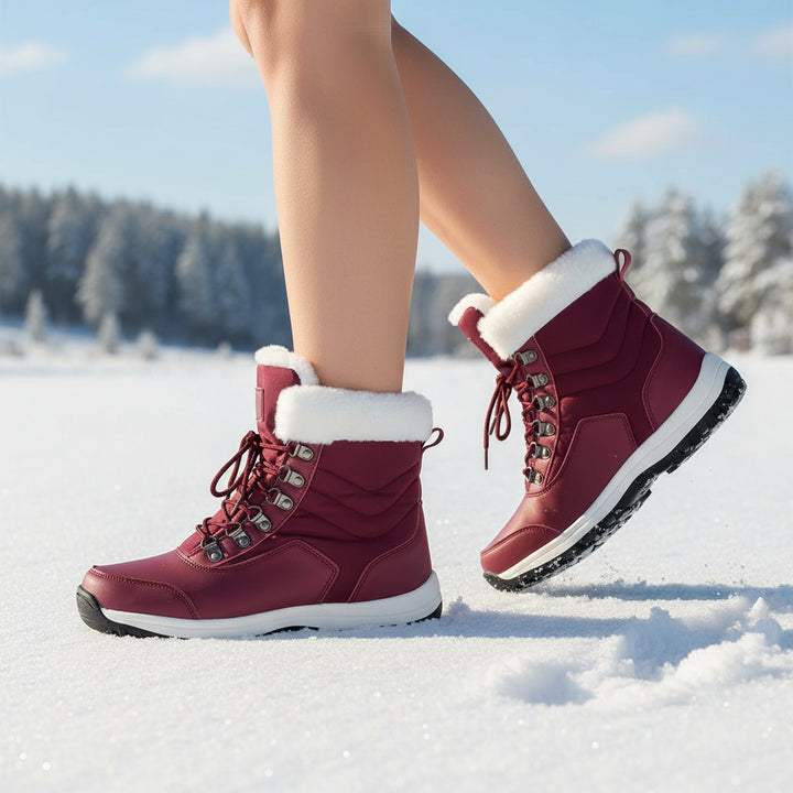 Women’s High-Top Winter Snow Boots-Vyana Collective