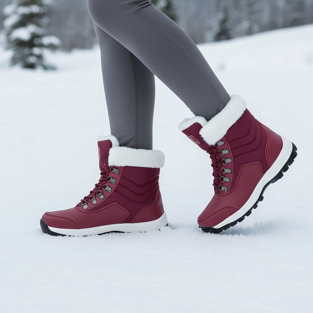 Women’s High-Top Winter Snow Boots-Vyana Collective