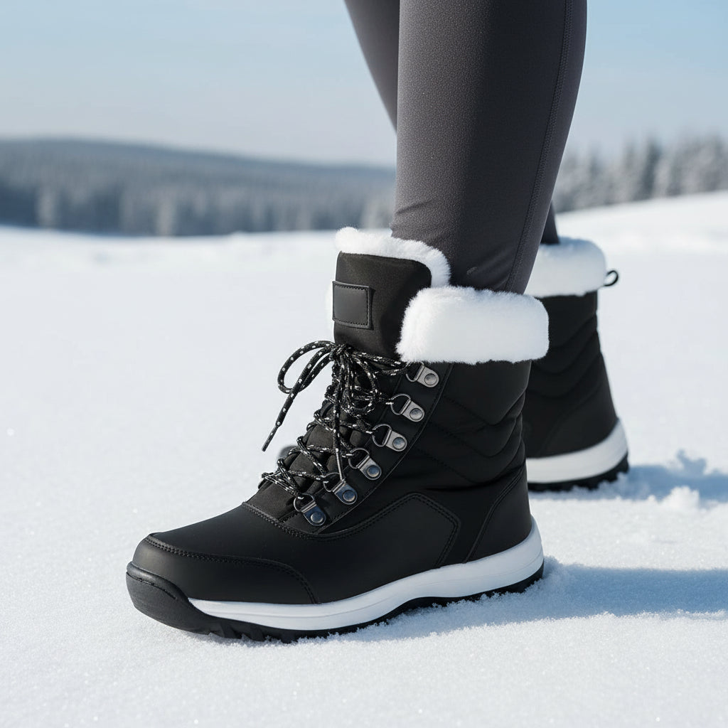 Women’s High-Top Winter Snow Boots-Vyana Collective