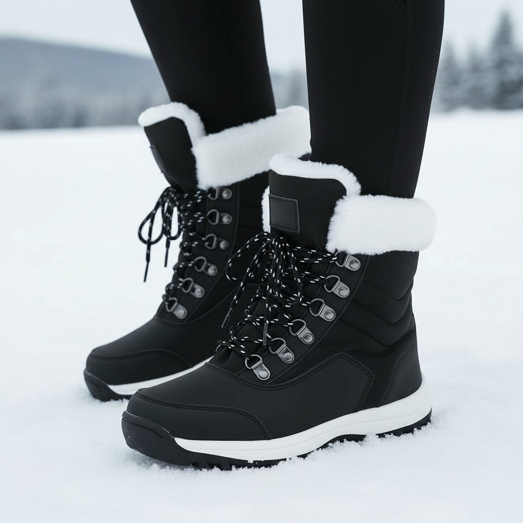 Women’s High-Top Winter Snow Boots-Vyana Collective
