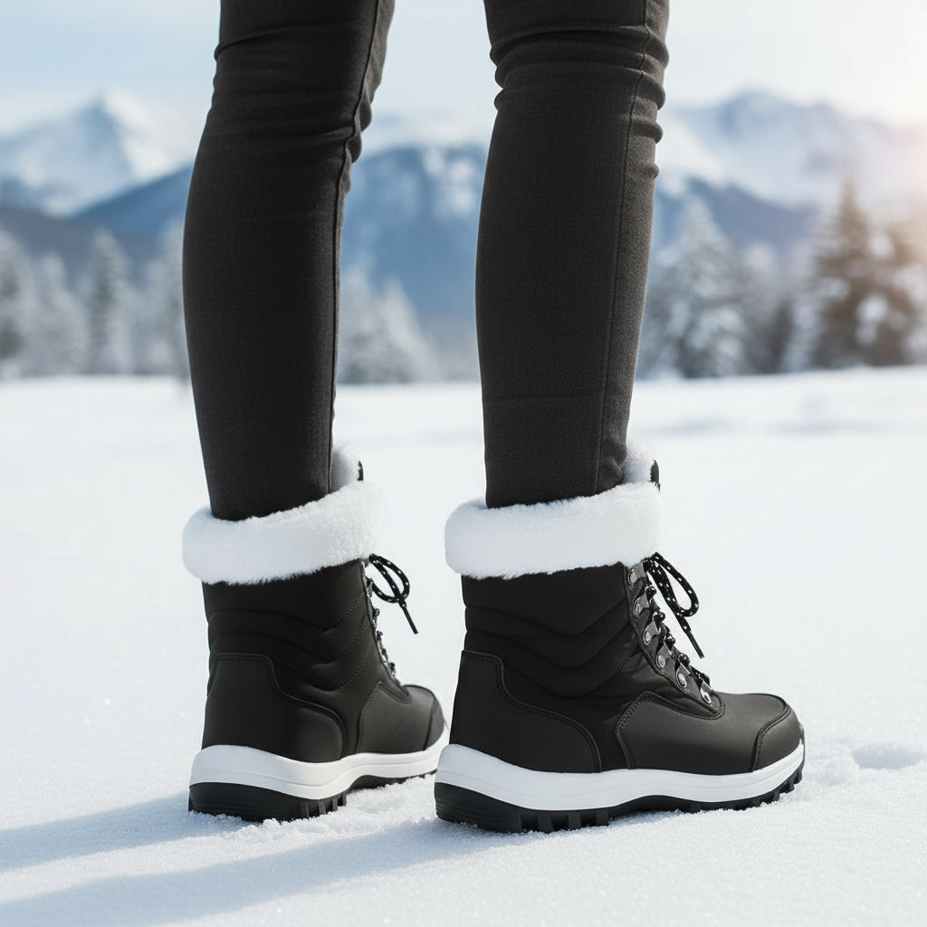Women’s High-Top Winter Snow Boots-Vyana Collective