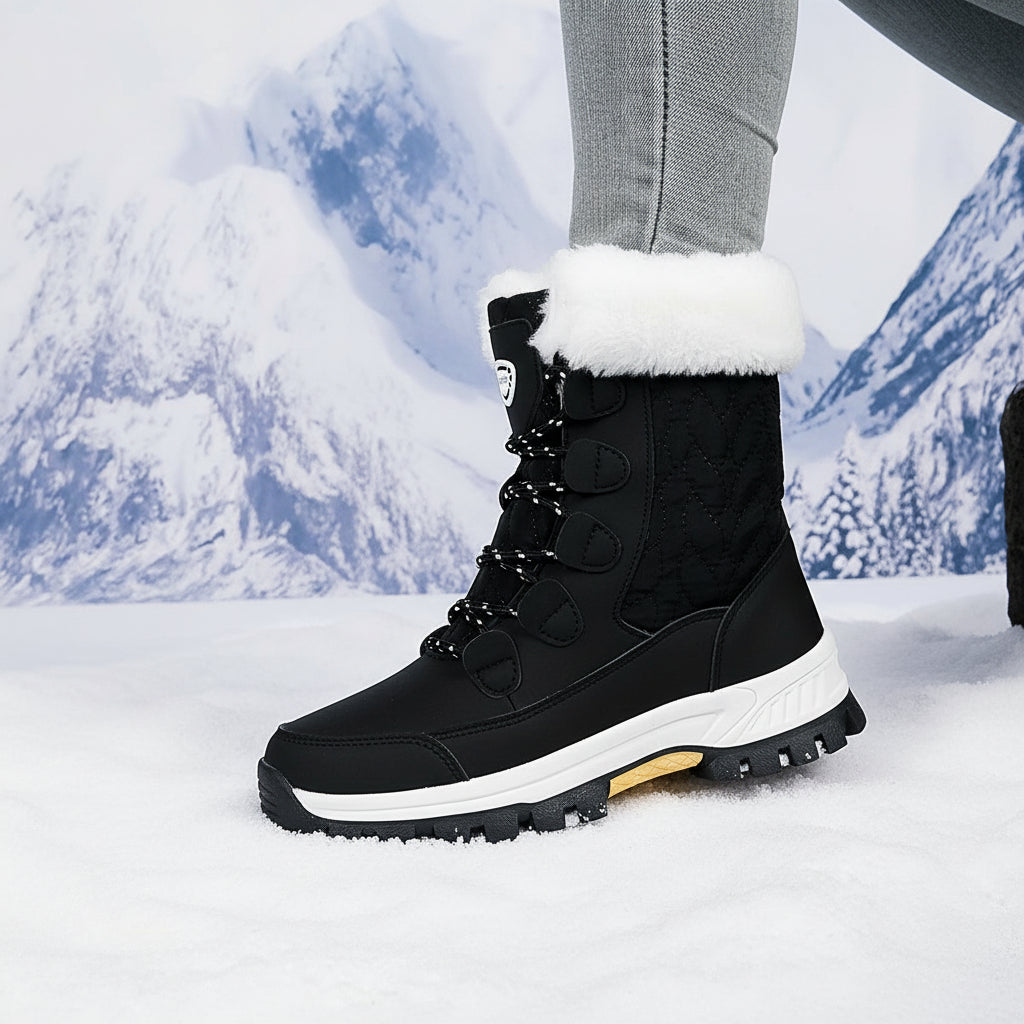 Women’s High-Top Winter Snow Boots-Vyana Collective