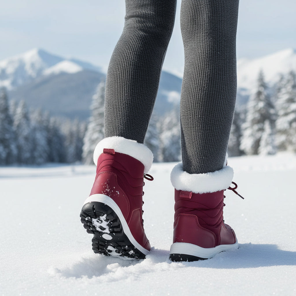 Women’s High-Top Winter Snow Boots-Vyana Collective