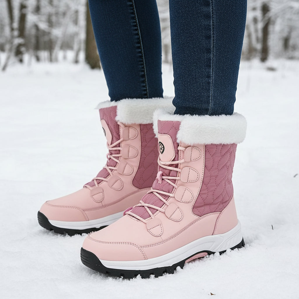 Women’s High-Top Winter Snow Boots-Vyana Collective
