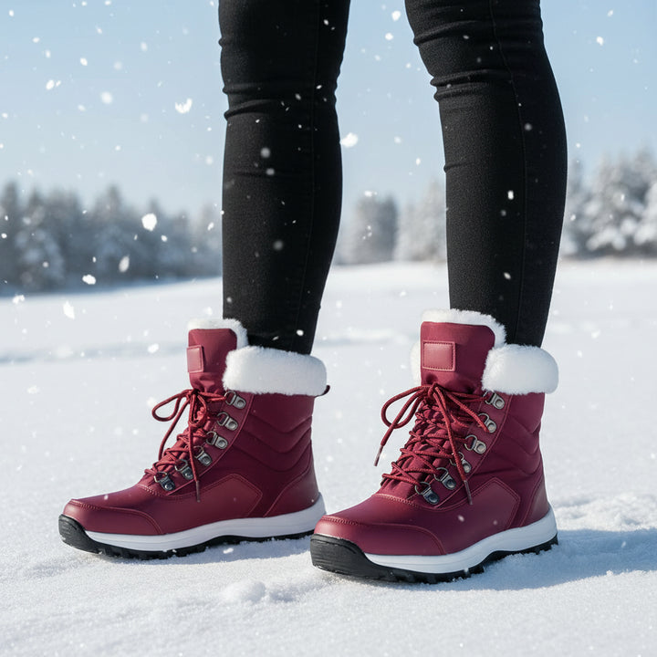 Women’s High-Top Winter Snow Boots-Vyana Collective