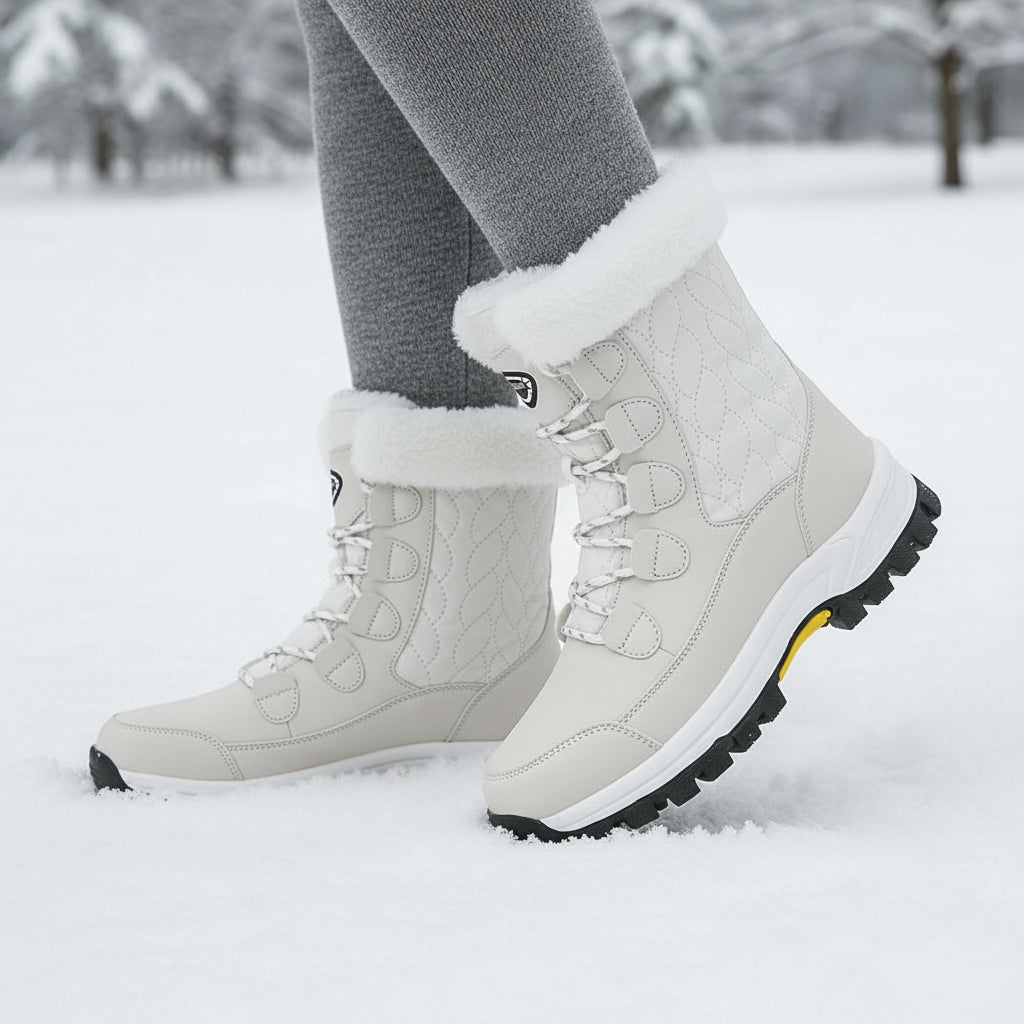 Women’s High-Top Winter Snow Boots-Vyana Collective