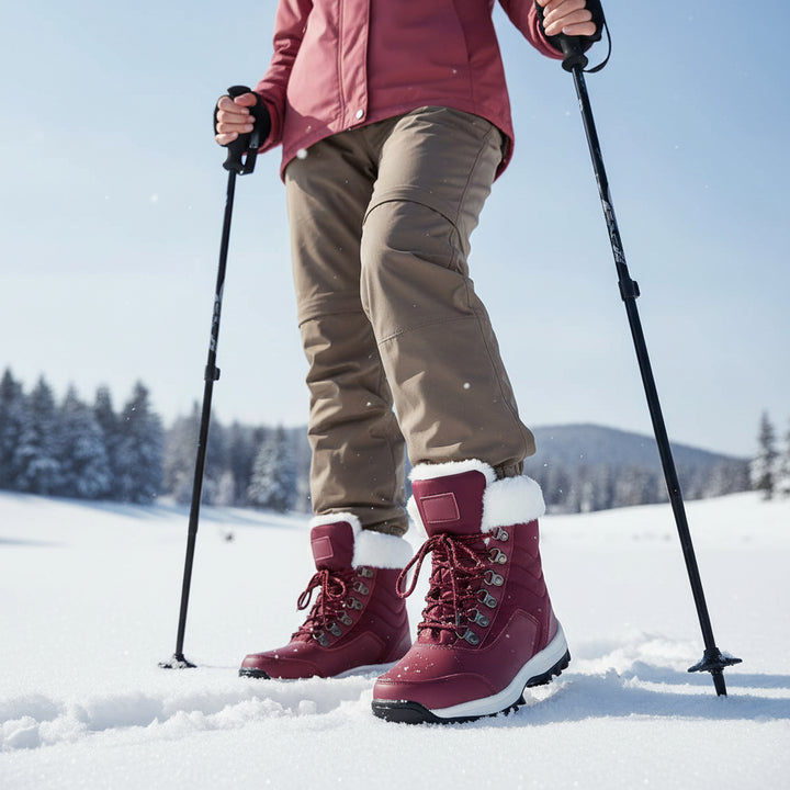 Women’s High-Top Winter Snow Boots-Vyana Collective
