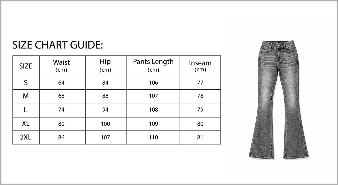 Women’s High-Waist Elastic Denim Pants with Button Detail-Vyana Collective