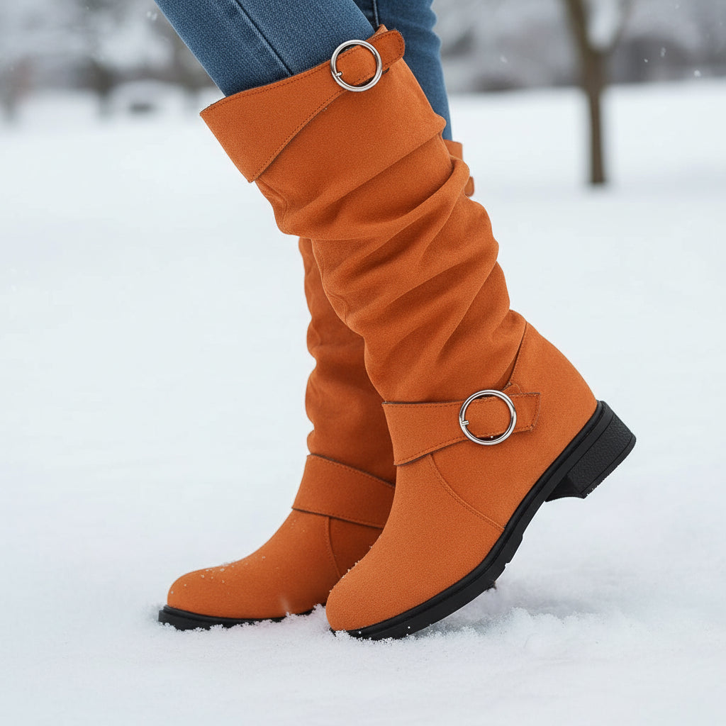 Women’s Knee-High Slip-On Boots-Vyana Collective