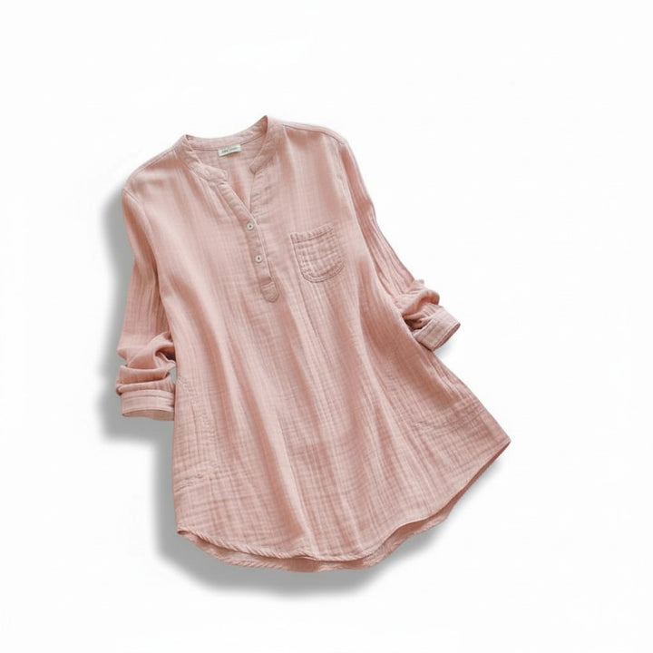Women’s Lightweight Cotton Shirt-Vyana Collective
