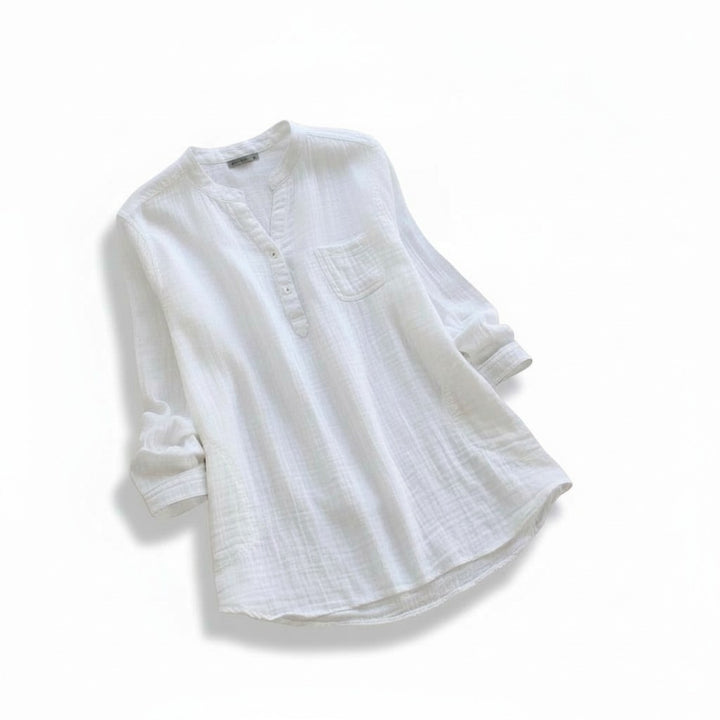 Women’s Lightweight Cotton Shirt-Vyana Collective