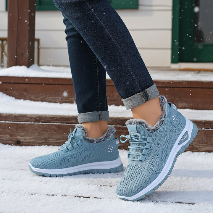 Women’s Lightweight Plush Fleece-Lined Winter Ankle Boots-Vyana Collective