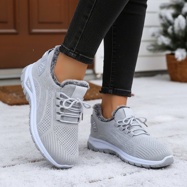 Women’s Lightweight Plush Fleece-Lined Winter Ankle Boots-Vyana Collective