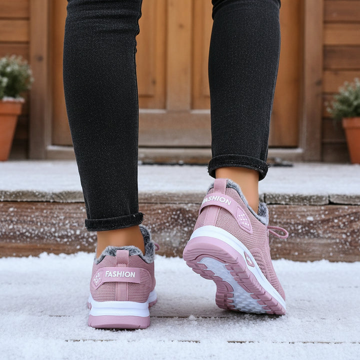 Women’s Lightweight Plush Fleece-Lined Winter Ankle Boots-Vyana Collective