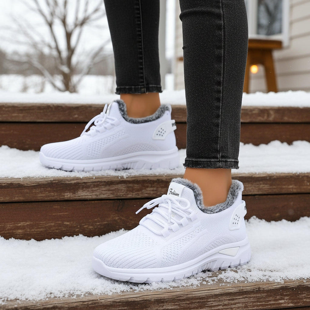 Women’s Lightweight Plush Fleece-Lined Winter Ankle Boots-Vyana Collective
