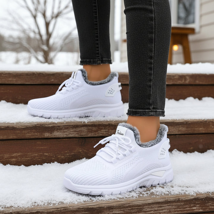 Women’s Lightweight Plush Fleece-Lined Winter Ankle Boots-Vyana Collective
