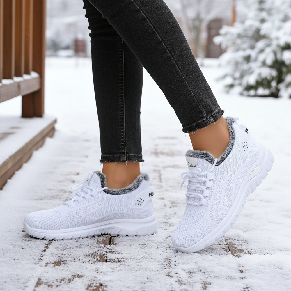 Women’s Lightweight Plush Fleece-Lined Winter Ankle Boots-Vyana Collective