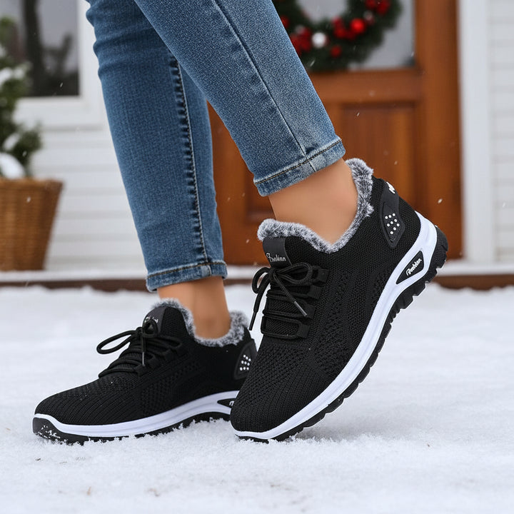 Women’s Lightweight Plush Fleece-Lined Winter Ankle Boots-Vyana Collective