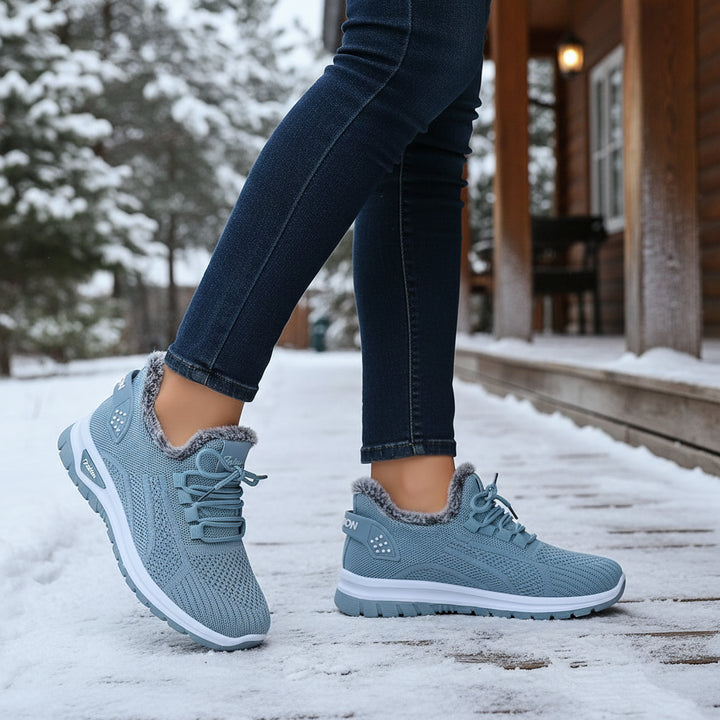 Women’s Lightweight Plush Fleece-Lined Winter Ankle Boots-Vyana Collective