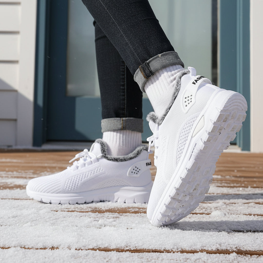 Women’s Lightweight Plush Fleece-Lined Winter Ankle Boots-Vyana Collective