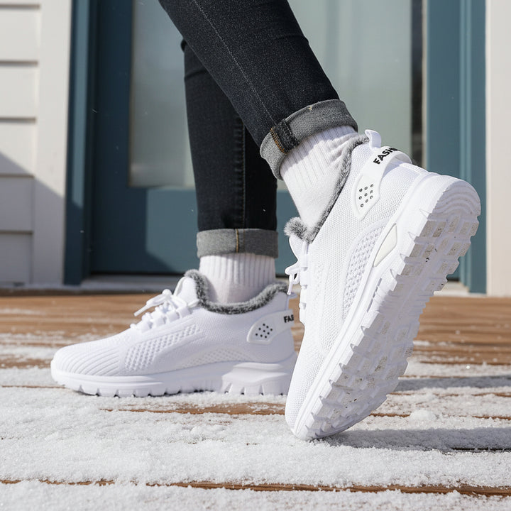 Women’s Lightweight Plush Fleece-Lined Winter Ankle Boots-Vyana Collective