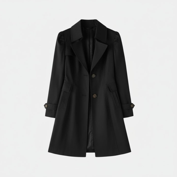Women’s Lightweight Water-Repellent Trench Coat-Vyana Collective