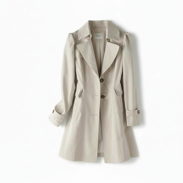 Women’s Lightweight Water-Repellent Trench Coat-Vyana Collective