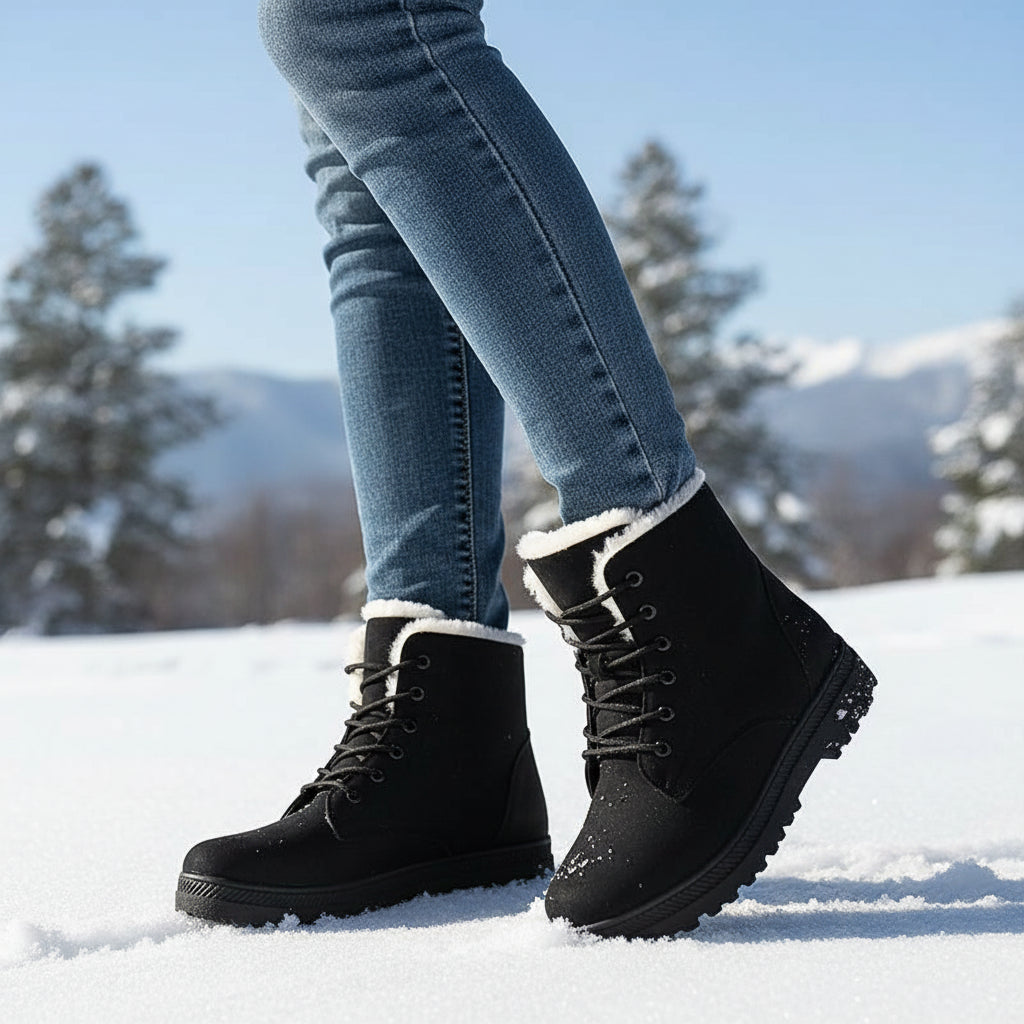 Women’s Lightweight Winter Ankle Boots-Vyana Collective