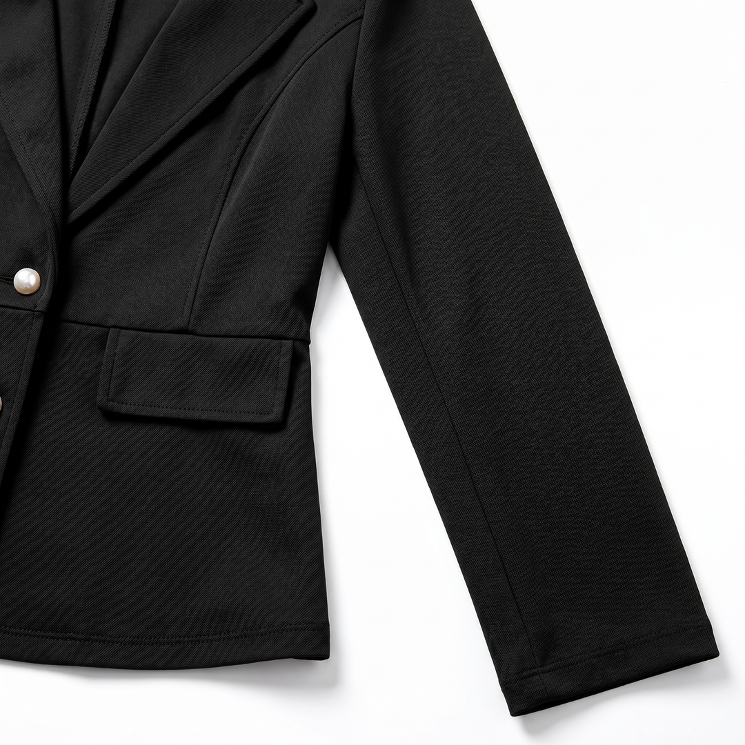 Women’s Long Sleeve Blazer Top and Pencil Skirt Two Piece Set-Vyana Collective