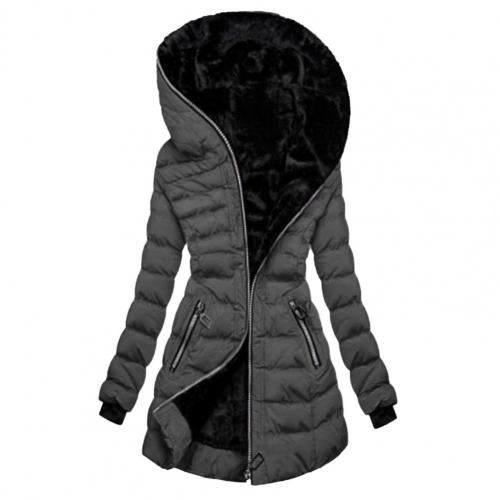 Women’s Long Winter Coat with Fleece Lining-Vyana Collective