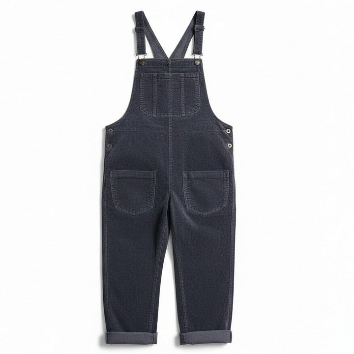 Women's Loose Fit Corduroy Overalls-Vyana Collective